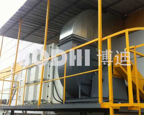 车间焊接烟尘集中收集处理工程案例